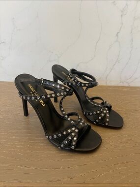 Saint Laurent black heels 35